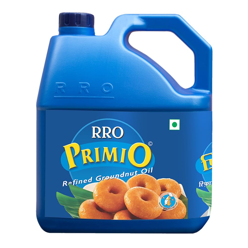 Primio Refined Groundnut Oil, 5 liters