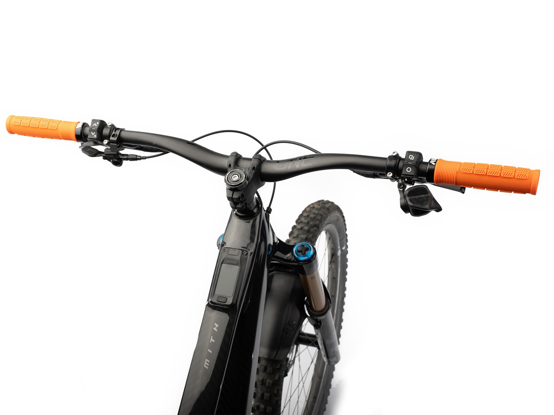 Puños MTB ergonómicos Rise con Bloqueo Interno con Textura Micro-Diamond - Ligeros para Bicicleta de montaña, Enduro, Trail