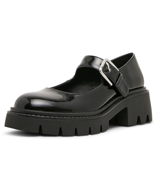 Madden Girl Women's Marcela Mary Jane, Black Box, 7.5 by Madden Girl - Used condition - US$46.86