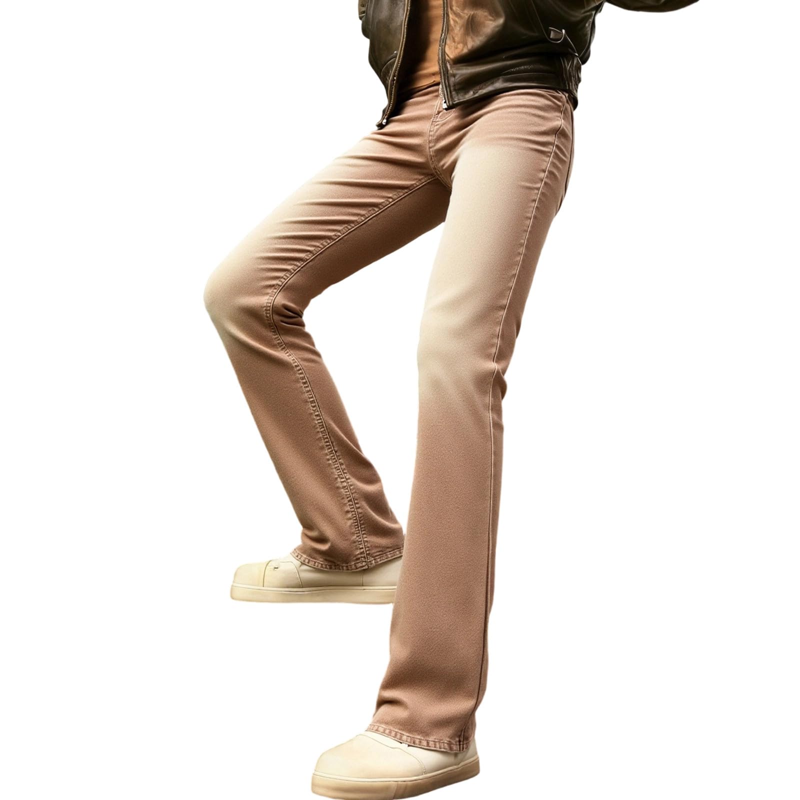 Jean regular homme classique et stretch en denim noir - 8
