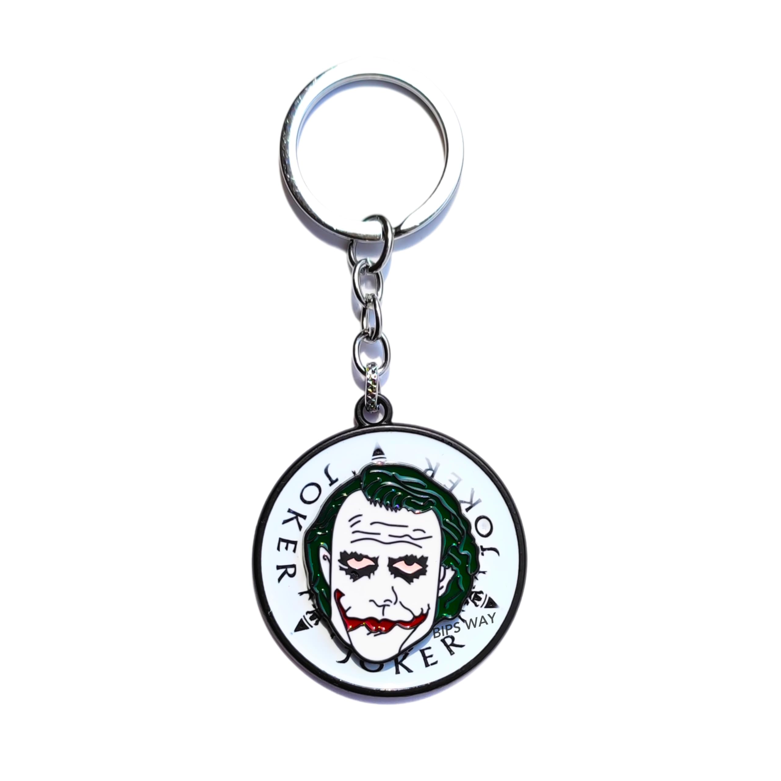 Dc Joker Keychain Spinning Revolving Rotating keychain Metal | Dc Wonder Woman Super Man Logo KeyChain | Batman Keychains Metal | keyChain Batman Keychain for Men , Bike, Boys, Girls , Car.-image-36