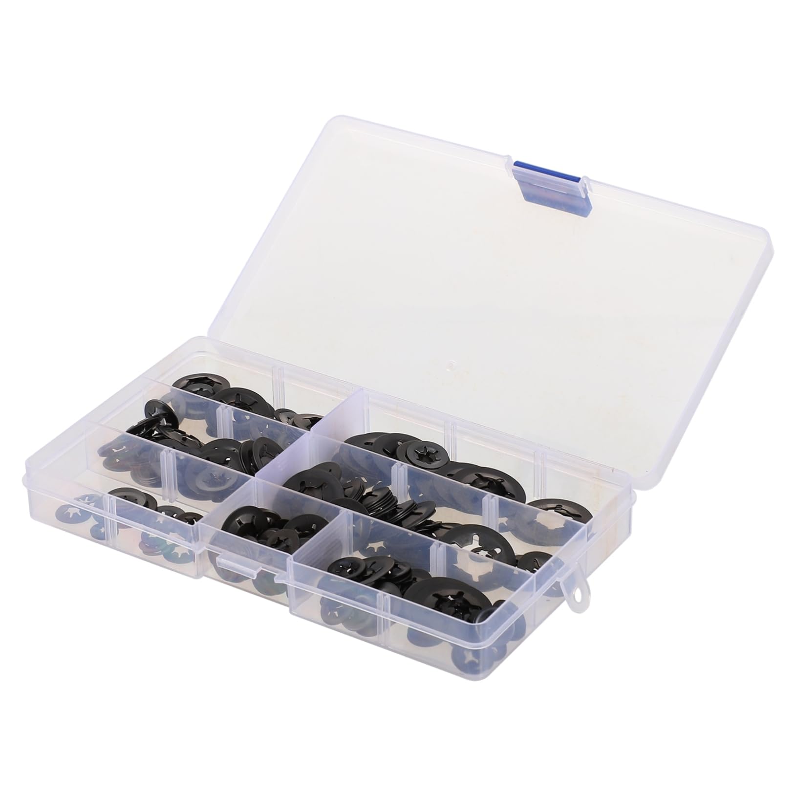PRETYZOOM 7 Size Variety Lock Fasteners 340pcs Washer Set Push on Clips for Automotive Random