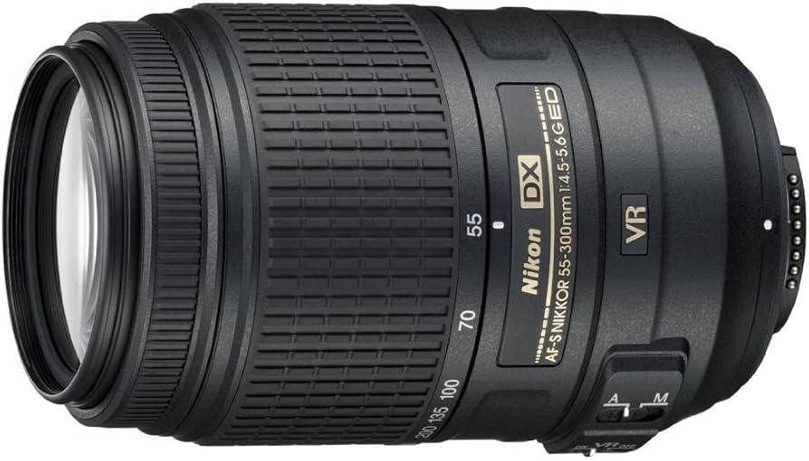 Nikon 55-300mm f/4.5-5.6G ED VR AF-S DX Nikkor Telephoto Zoom Lens