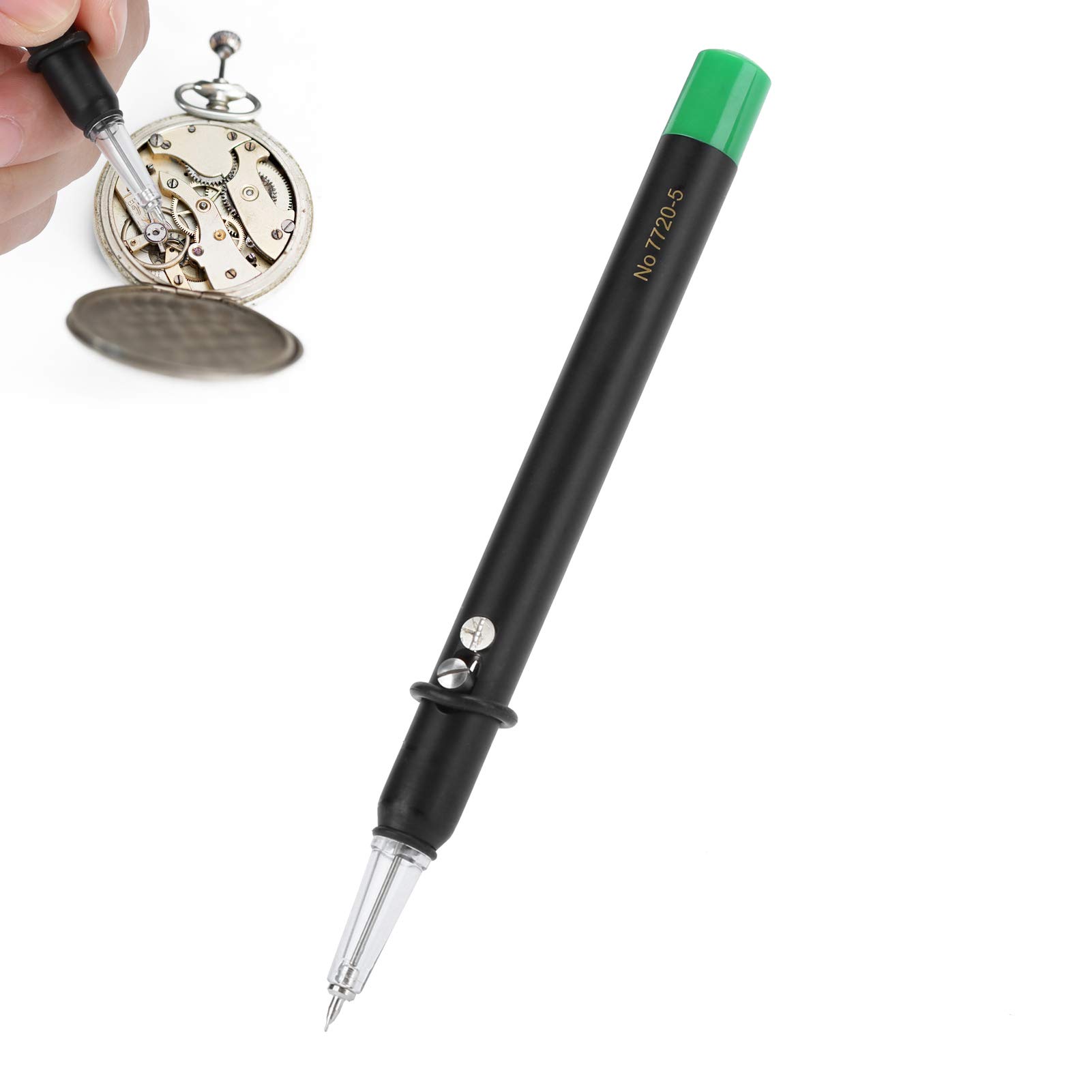 Hidyliu Pluma de Pasador de Aceite, Herramienta de Engrasador Automático para Relojeros, Engrasador Lubricante de Reloj Ligero para Reparación de Relojes (7720-5)