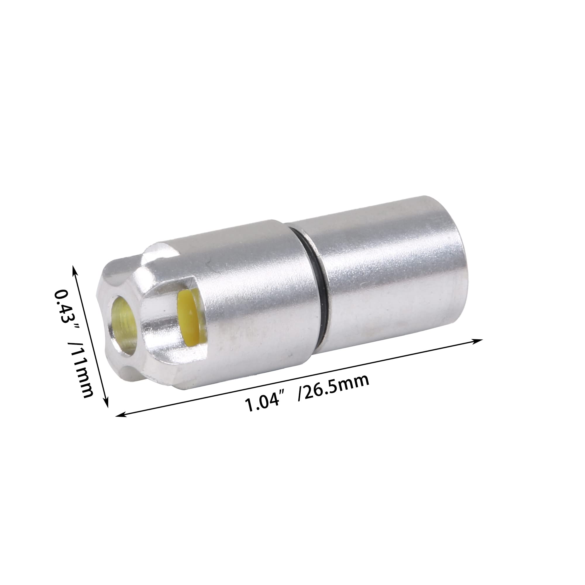 Vanne de vidange automatique en aluminium pour bateau RC 25,3 x 11 cm Argenté