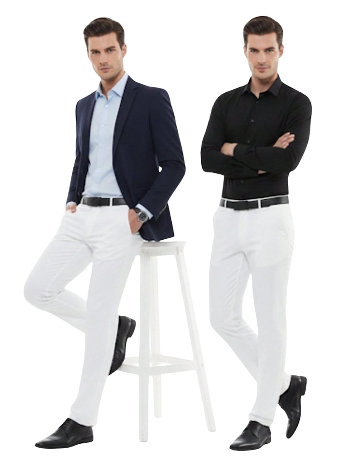 KIT 2 Peças – Calça Social Masculina Slim Branca Calça de Terno Tecido Panamá Calça Formal Alfaiataria Homens em promoção! Veja a oferta e mais achadinhos de Calças 3 Hoje é o melhor dia para comprar KIT 2 Peças – Calça Social Masculina Slim Branca Calça de Terno Tecido Panamá Calça Formal Alfaiataria Homens com aquele preço maroto! Promoção! Aproveite a oferta! 3