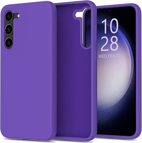 bemal Funda para Samsung Galaxy S23+ Plus - Funda de silicona líquida suave y sedosa - Forro de microfibra suave de ajuste delgado - Diseñado para