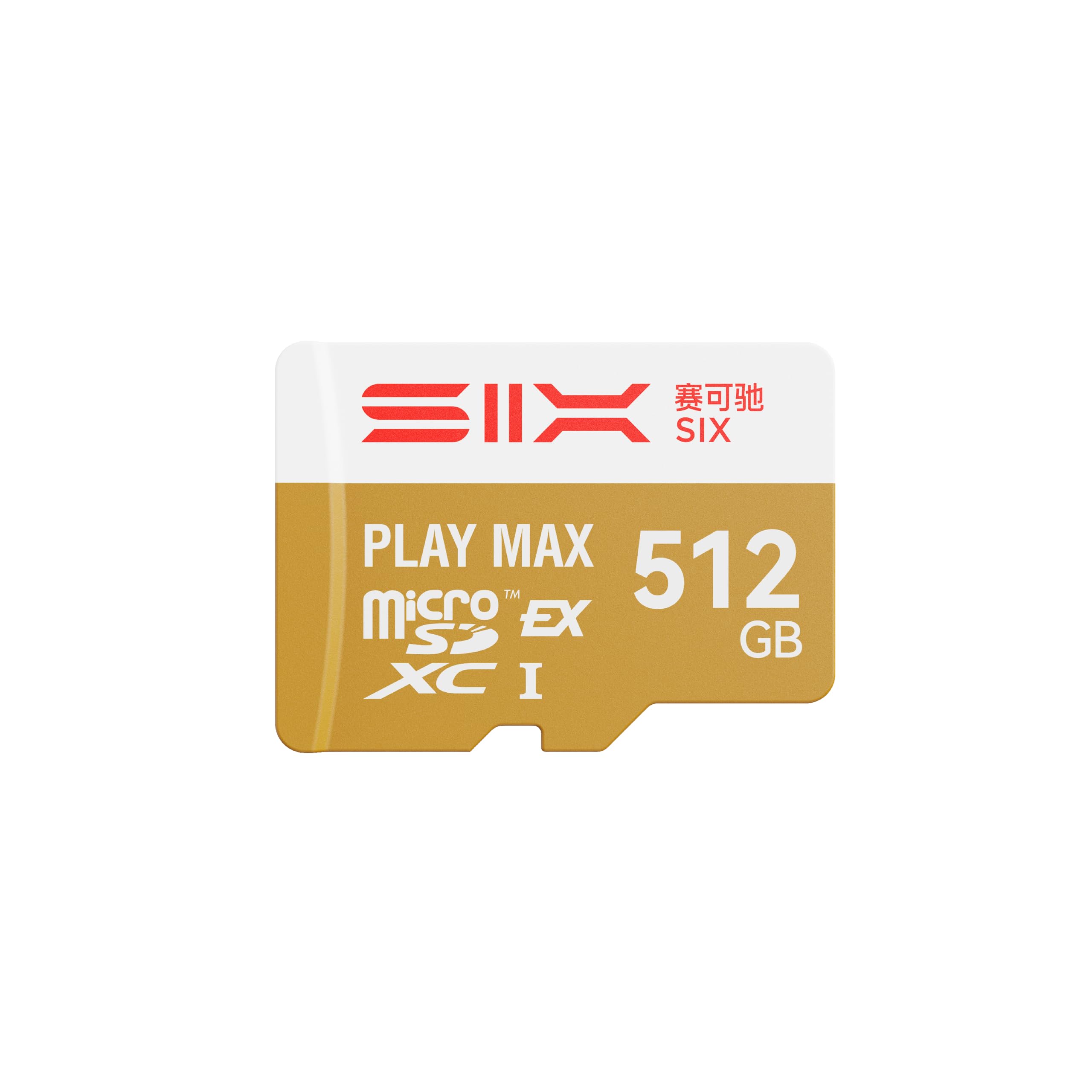 SIX Scheda Micro SD Express da 512 GB, fino a 900 MB/s in lettura, 710 MB/s in scrittura, scheda di memoria flash microSDXC con adattatore per console di gioco, Nintendo Switch 2, dispositivo di gioco