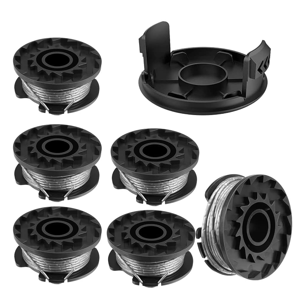 3 Pack String Trimmer F016800569 Spool Line With F016F04557 Spool Cover For Bosch Easy Grass Cut Art 23sl 26sl I3721671575