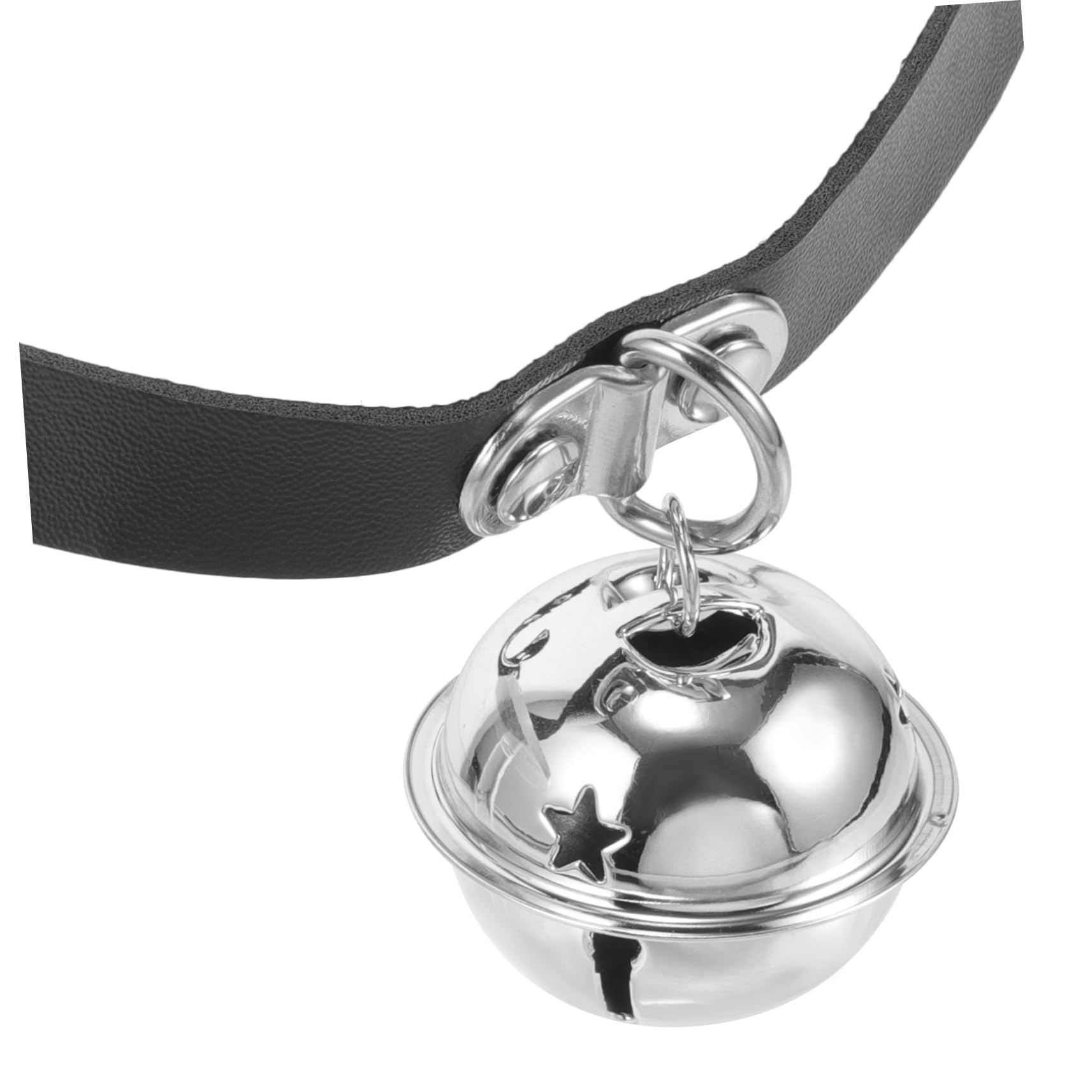 Toddmomy Collier pour Chiens PU avec Clochette Collier Ajustable Style Punk pour Chiots Et Chats Accessoire pour Animaux De Compagnie