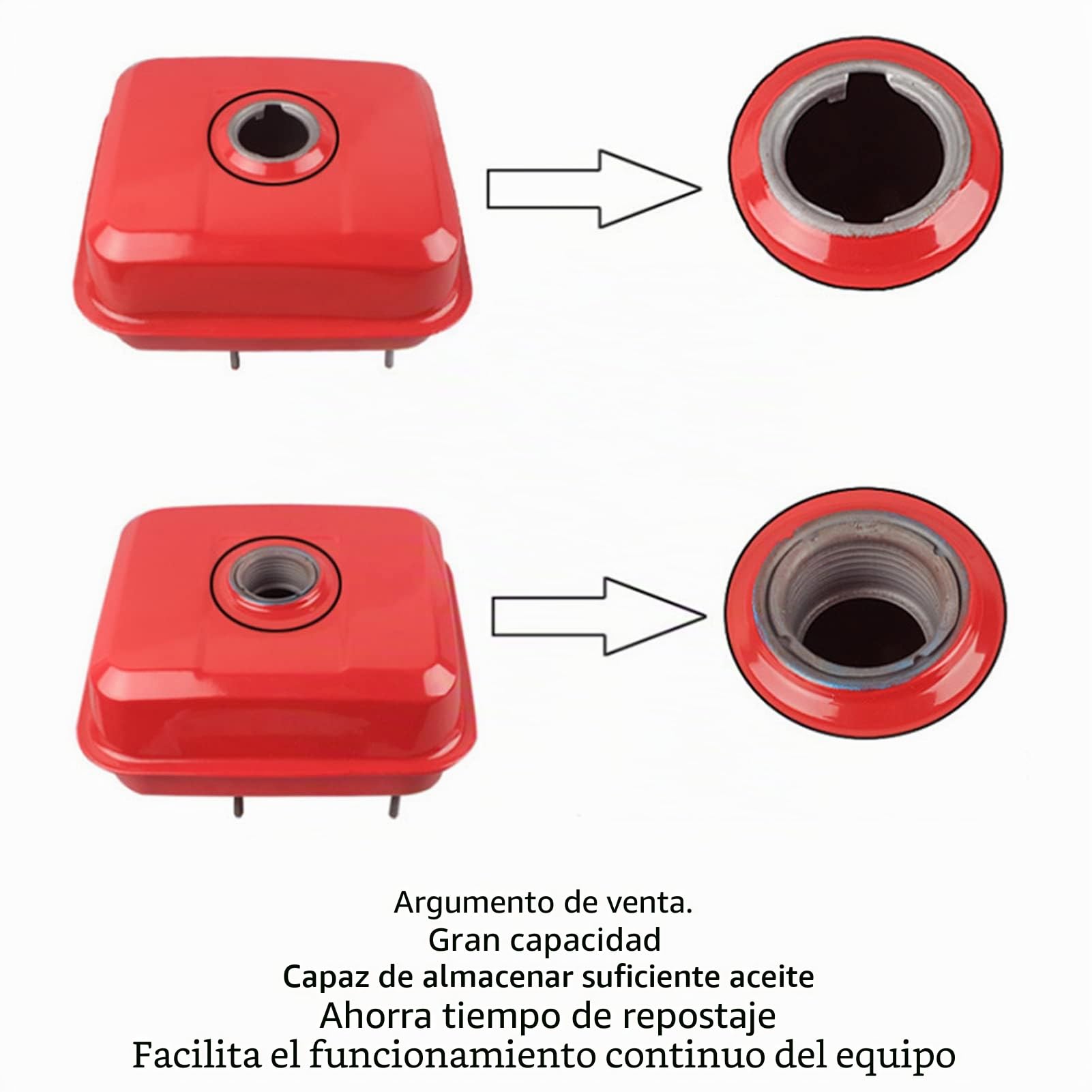 Tanque De Gasolina Para Generador, Poder Del Gas, Depósito de Tiempo del Recambio del Combustible de la Reserva de 3,17 Galones la Fábrica