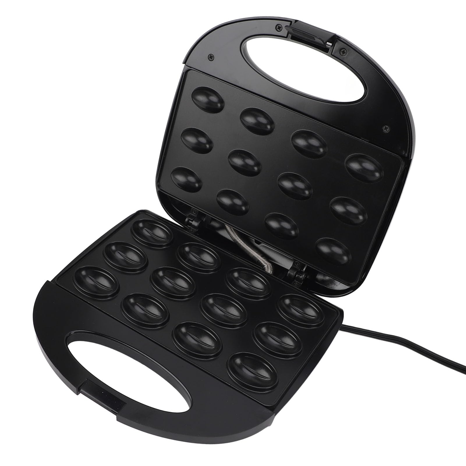 GOWENIC Walnut Cookie Maker, 12 Pieces Electric Walnut Cake Maker, Double Sided Heating Nonstick Mini Nut Waffle Maker Machine