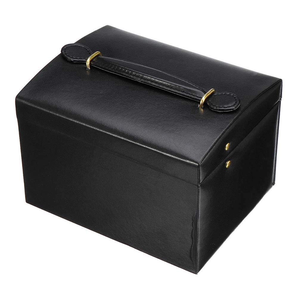 Boîte à bijoux double couche en bois, l'écrin idéal pour ranger montres et lunettes au quotidien