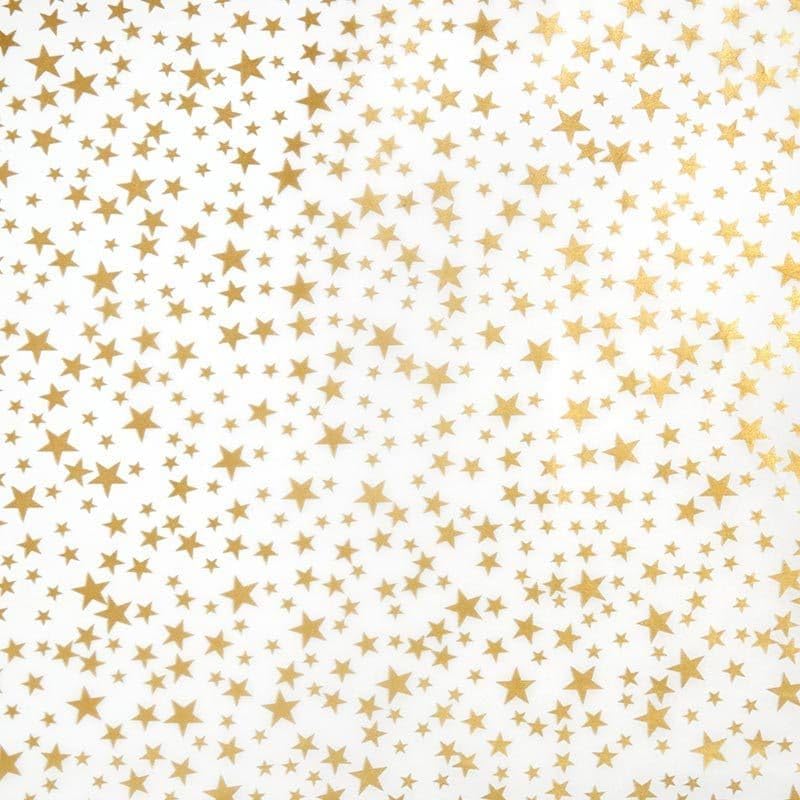 Paper Mart Gold Star Tissue Paper, 20 x 30 Inch Sheets of Decorative Tissue Paper, Bulk Quantity of 240 Sheets for Gift Wrapping