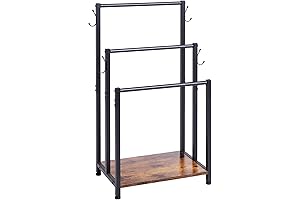 3-Tier Blanket Rack Stand: Store Blankets, Towels, and More