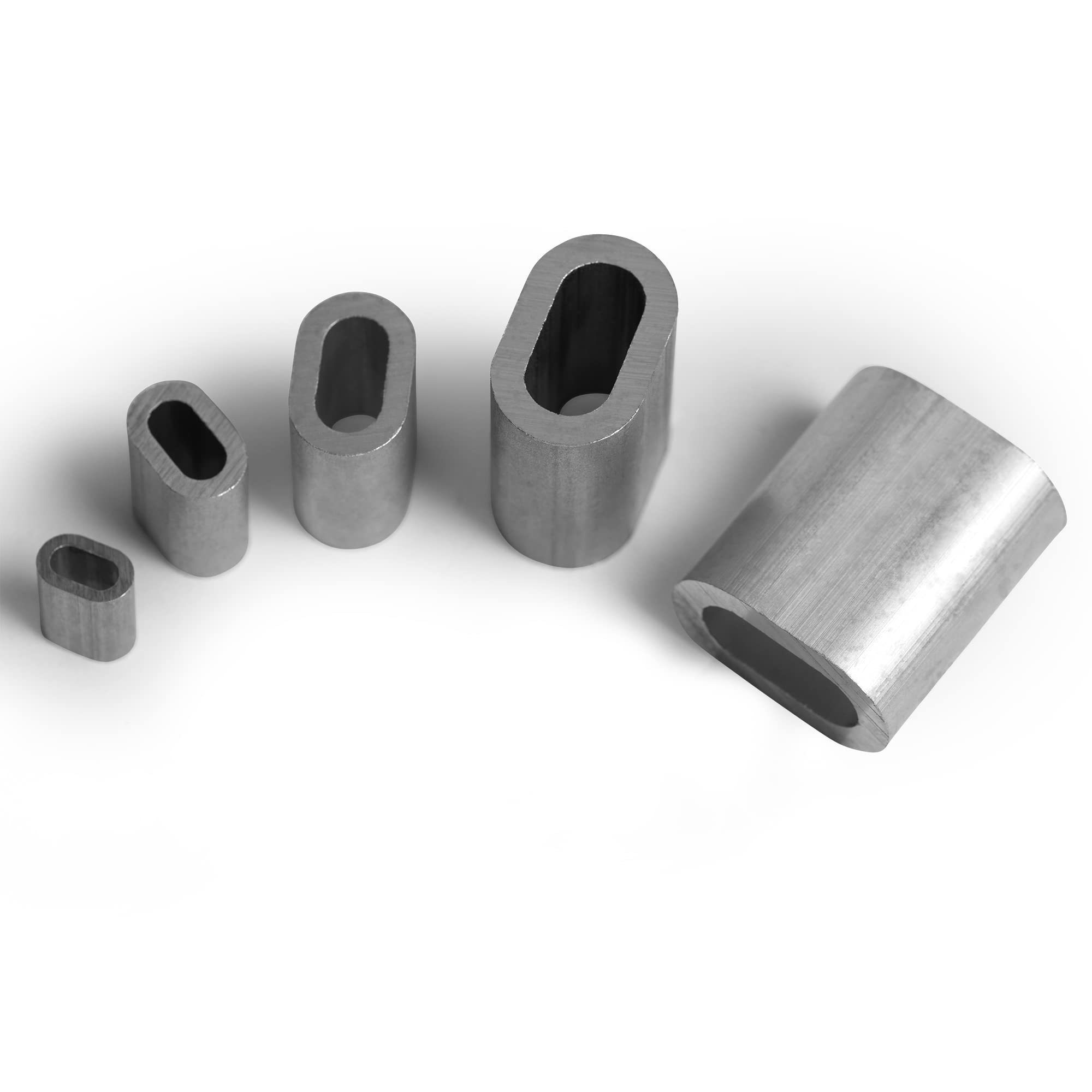 100 x Aluminium Pressklemmen 3mm Presshülsen Alu Presshülse Pressklemme DIN 3093