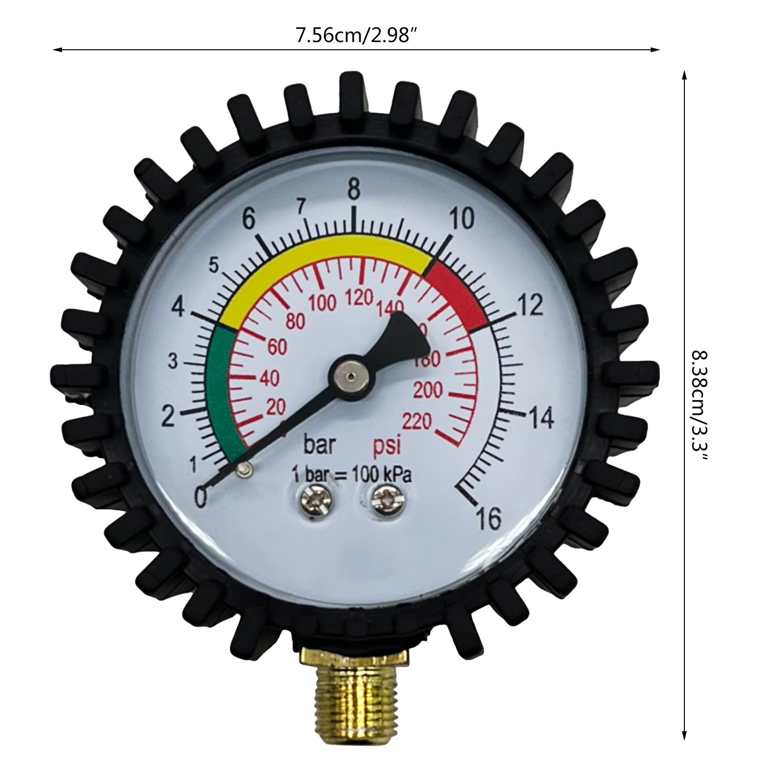 Manometro per Pneumatici Display LCD Manometro per Pneumatici per Auto per Camion Auto Moto Bici Risoluzione 0,1