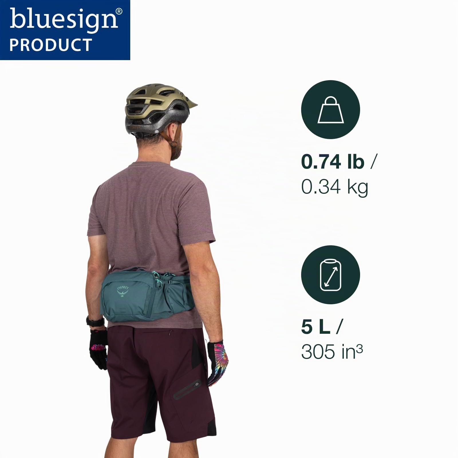 Osprey Savu Ceinture de Vélo Unisexe, 5L