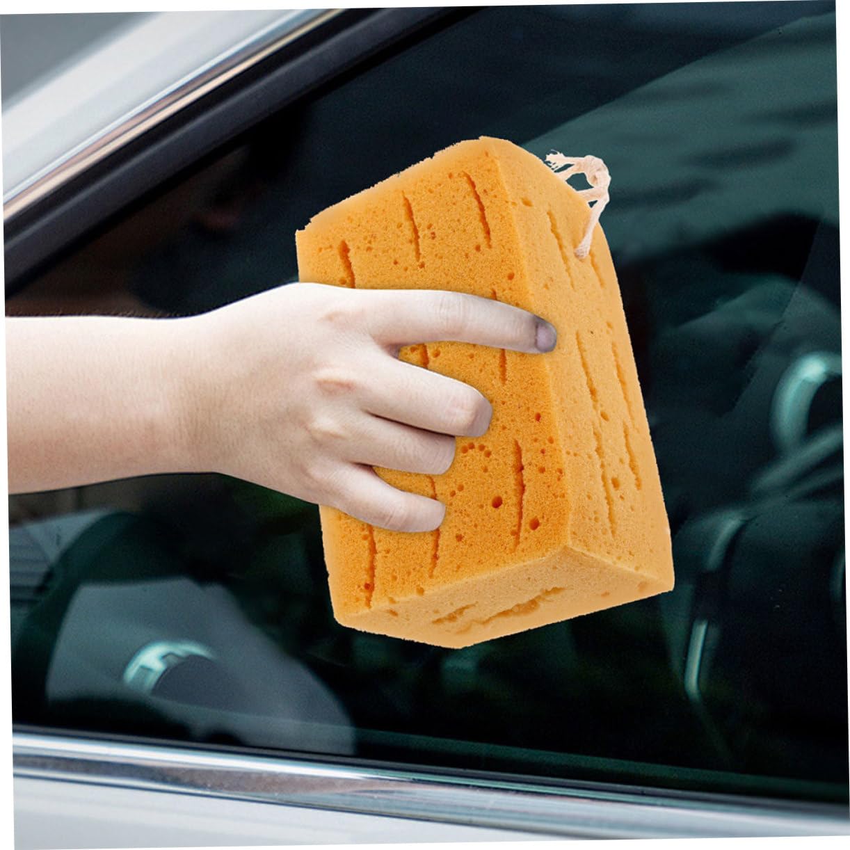 OUNONA Éponge de Lavage Auto Réutilisable Éponge de Nettoyage Voiture Lavage Voiture pour Carrosserie Élevée