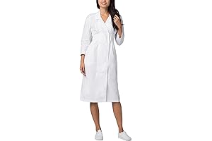 Adar Nurse Dress Uniform for Women - Fitted Midriff Scrub Dress