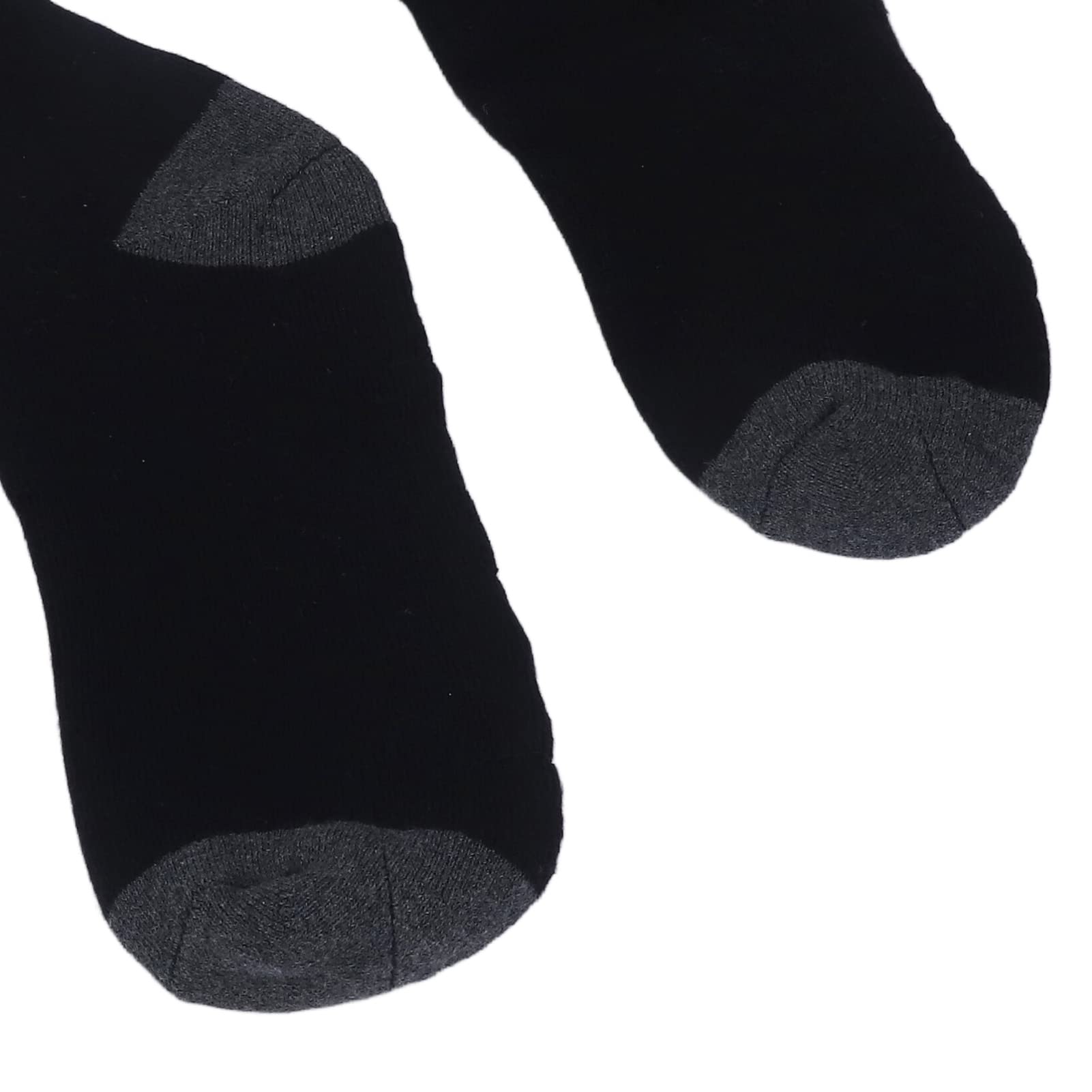 Akozon Chaussettes Chauffantes Rechargeables Chauffe-Pieds 3 Niveaux de Chauffage Chargement USB Confortable Lavable Hommes Femmes - Sports et Plein Air