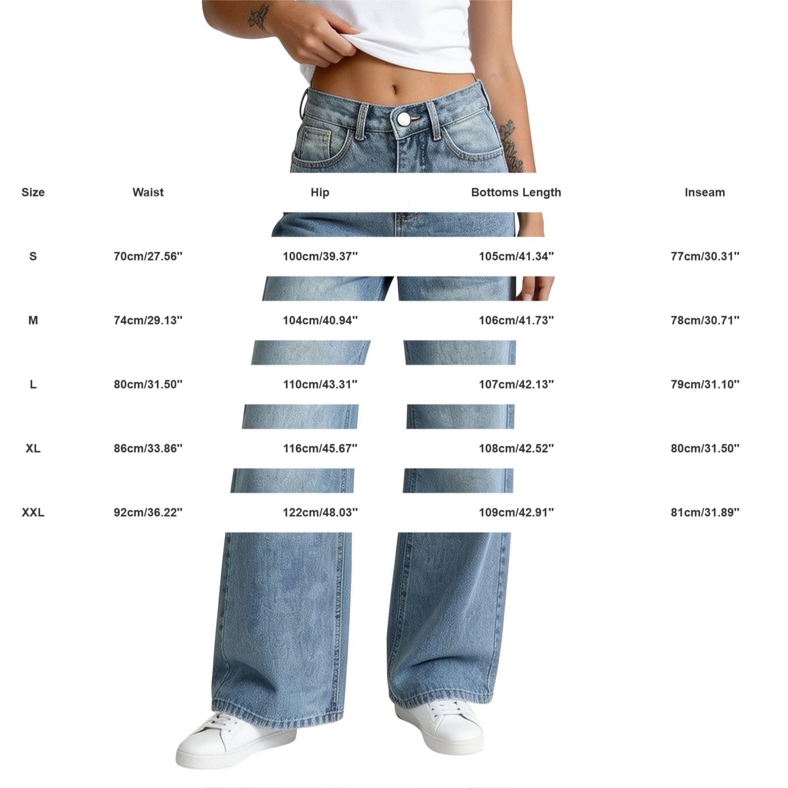 Jeans Donna Larghi Vita Alta Jeans Elasticizzati Larghi Leggeri Pantaloni Denim Vita Alta Gamba Larga Casual Tempo Libero Pantaloni Baggy Curvy Comodi Y2k Pants Wide Leg con Tasche Vintage