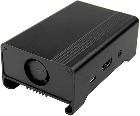 Carcasa de Aluminio Placa de Circuito Caja de Caja de Caja eléctrica para Geekworm Raspberry Pi 2 Modelo B B + Fuente de alimentación del proyector Informática,Componentes,Dispositivos externos,Cajas de ordenador de sobremesa