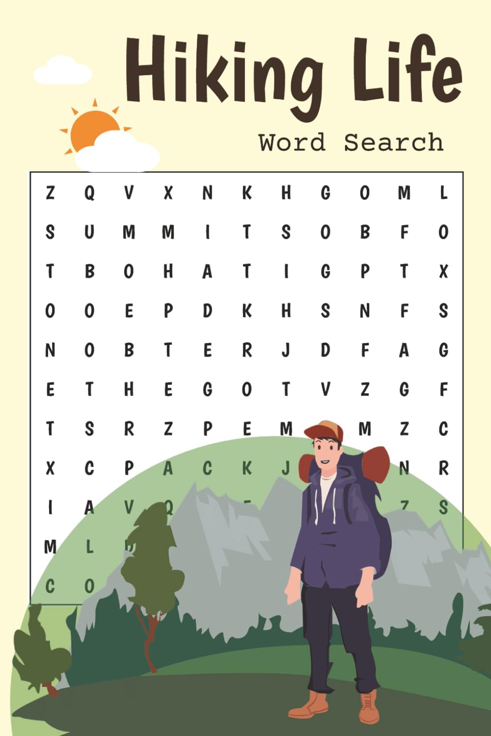 Hiking Life Word Search Puzzle: Hiking Word Search, Hiking Life Word Search, Search Puzzle Book for Nature Lovers, Campers, and Hikers Mindful Puzzles ... 50+ Puzzles, For Teens, Adults, and Seniors