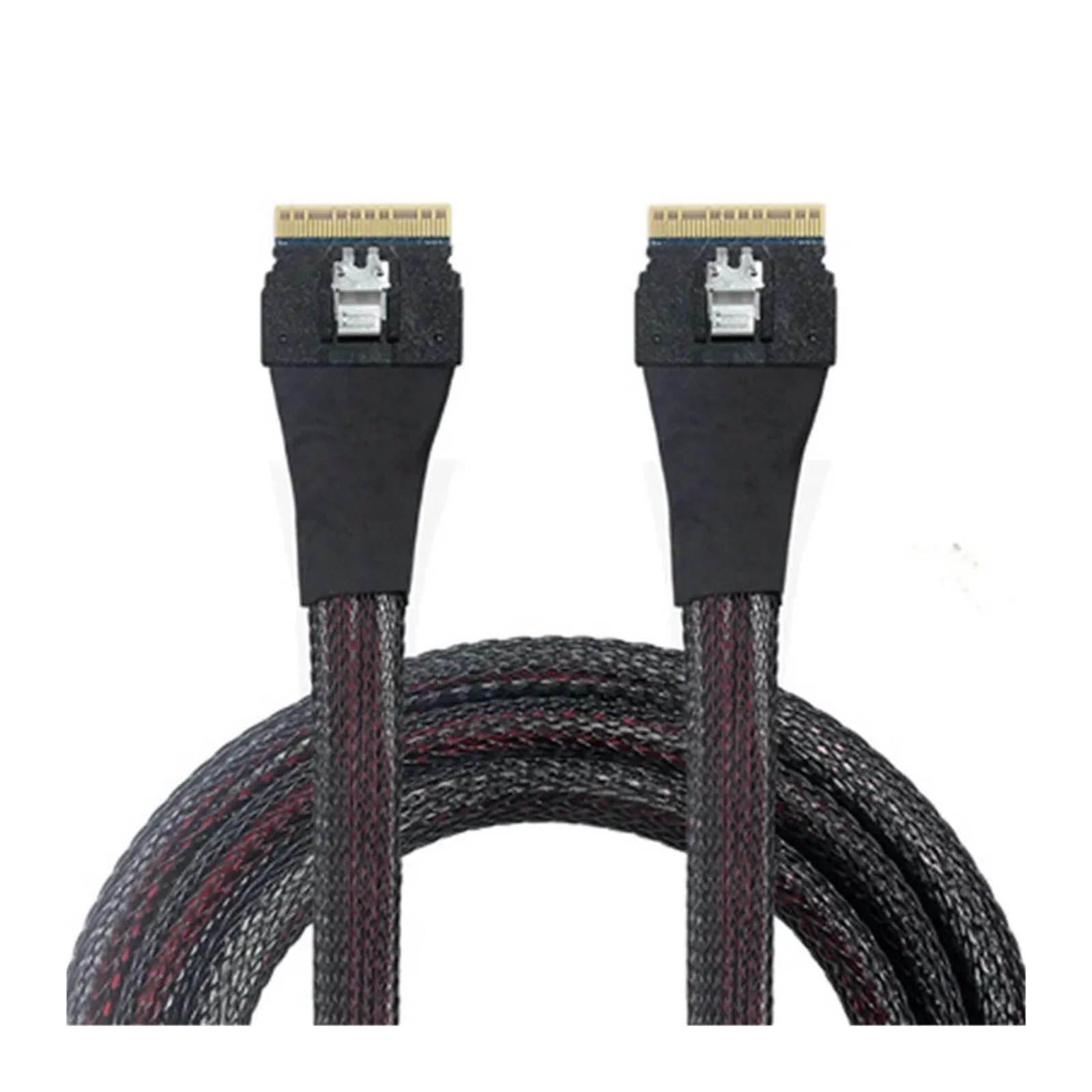 Câble hôte SFF-8654 74 broches Slim S*A*S vers PCI-E Slimline S*A*S 4.0 SFF-8654 8i 74 broches (0,8 m)