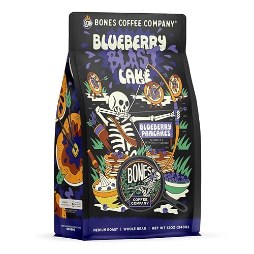 Miniatura 218 de Bones Coffee Company - Granos de café molido French Vanilla, café arábico de tostado medio y baja acidez, café gourmet, 355 gr