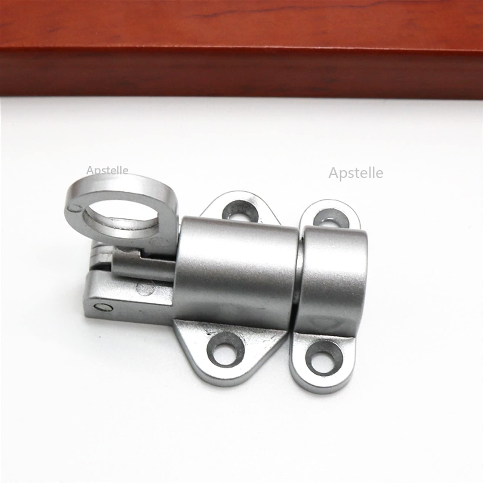 Bullone della Porta di casa Chiusura di Sicurezza Hasp Anello Scorrevole Serratura in Lega di Alluminio Chiusura a Molla Automatica Chiusura a Molla for Porta Finestra