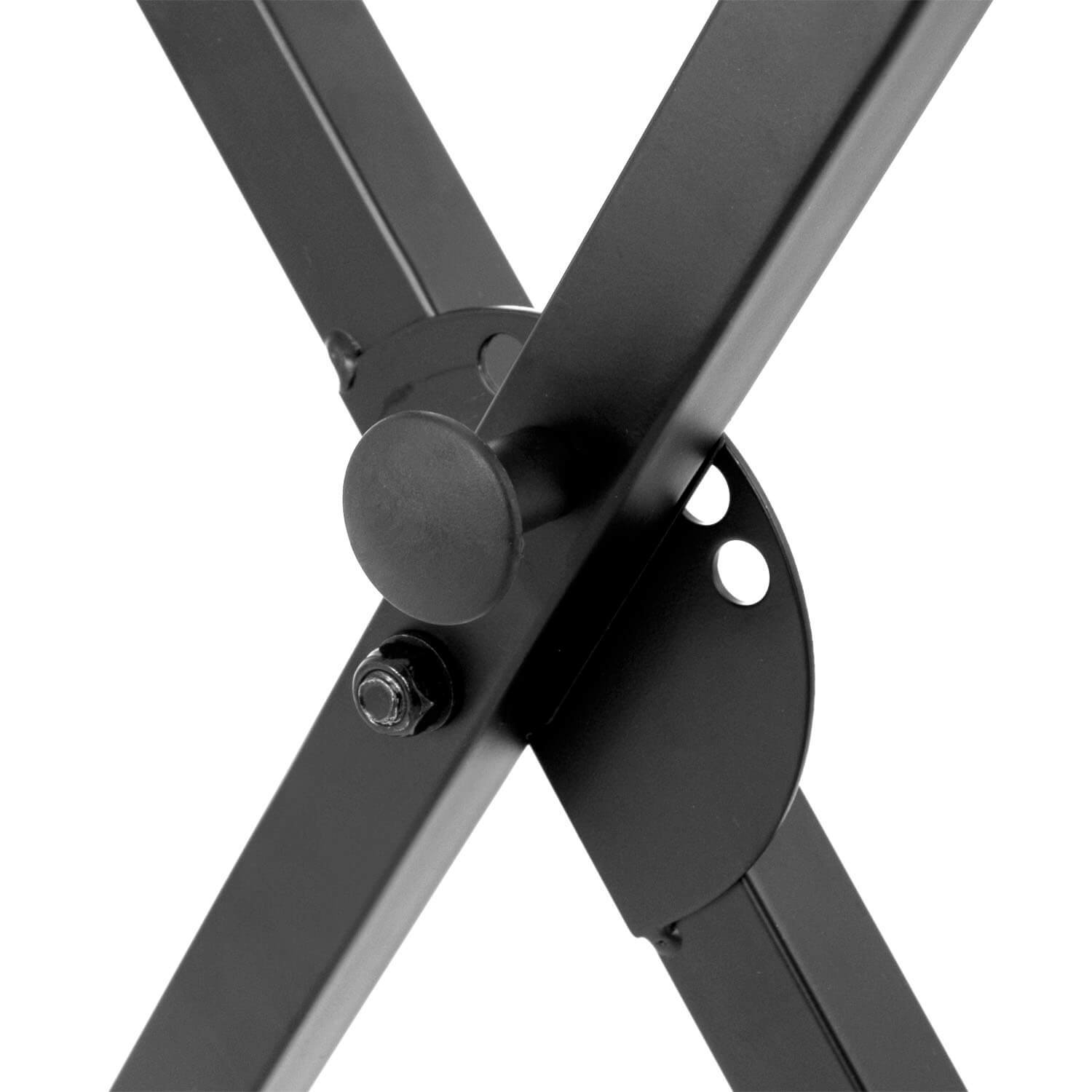 TIGER KYS77-BK supporto per tastiera con telaio a X, pieghevole regolabile in altezza - colore nero & M-Audio SP-2 - Pedale di Sustain Universale per Tastiera Elettronica, Pianola