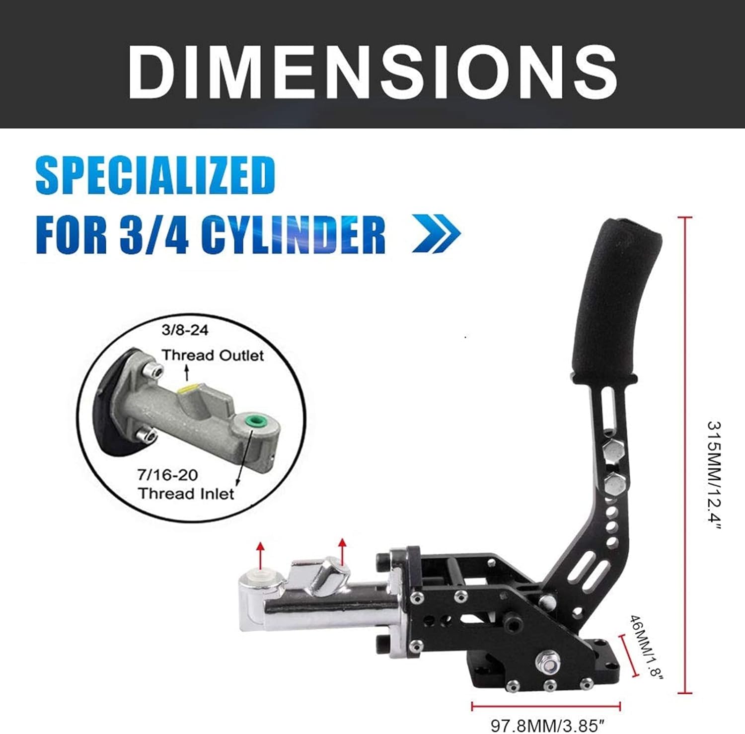 Buy Sporacingrts Hydraulic Handbrake Drift EBrake Handle Parking