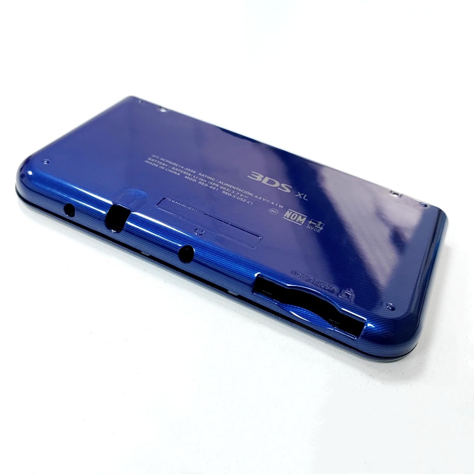 Carcasa Delantera y Trasera de Repuesto para Nintendo New 3DS XL Consola, Placas de Cubierta Superior/Inferior DIY Estuche de Placa Accesorios para New 3DSXL (Azul)