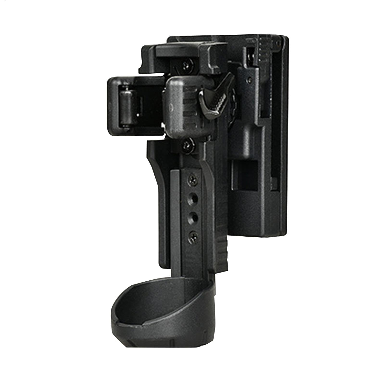 Flashlight Holster for Belt, Quick Release Torch Holder, Multipurpose Flashlight Pouch with Lever Side Lock, Secure Handsfree Mount for Outdoor, Work, Camping, Hiking