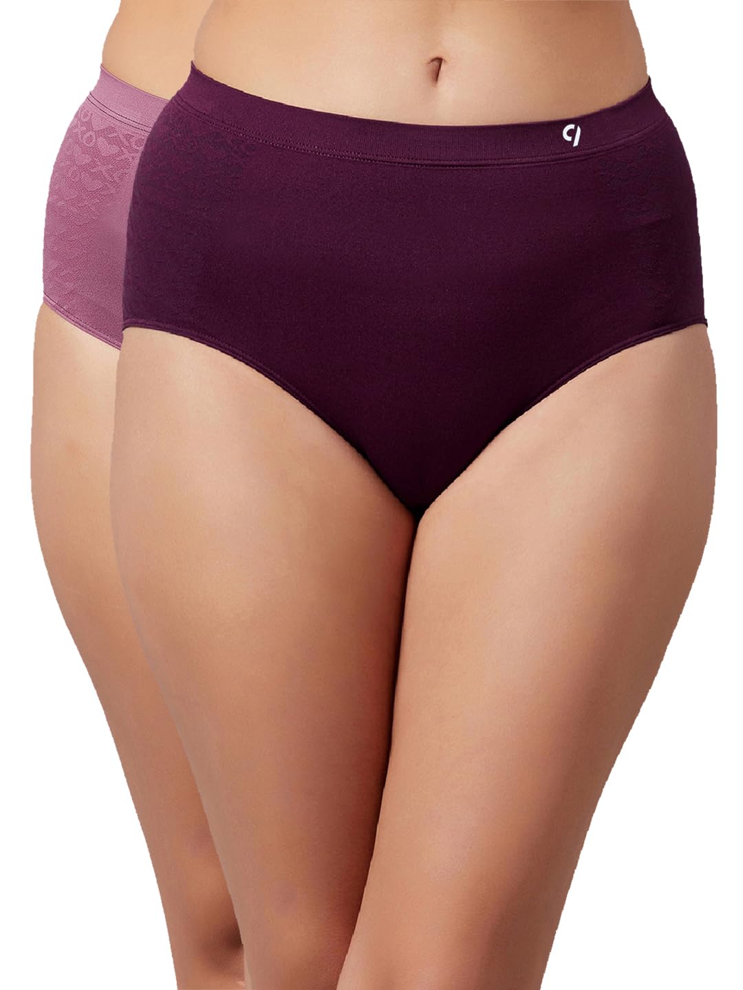 c9 airwear Seamless Women's High Rise Pack of 2 Breathable Panties 4-Way Stretch & Quick-Dry Multicolour-picture-47