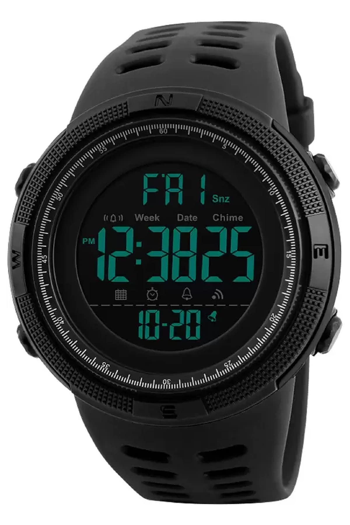 CLOUDWOOD Digital Sports LED Black Dial Military Multifunction Watch for Men Boys -SK01 (B0BD5LF9FS) Amazon Price History, Amazon Price Tracker