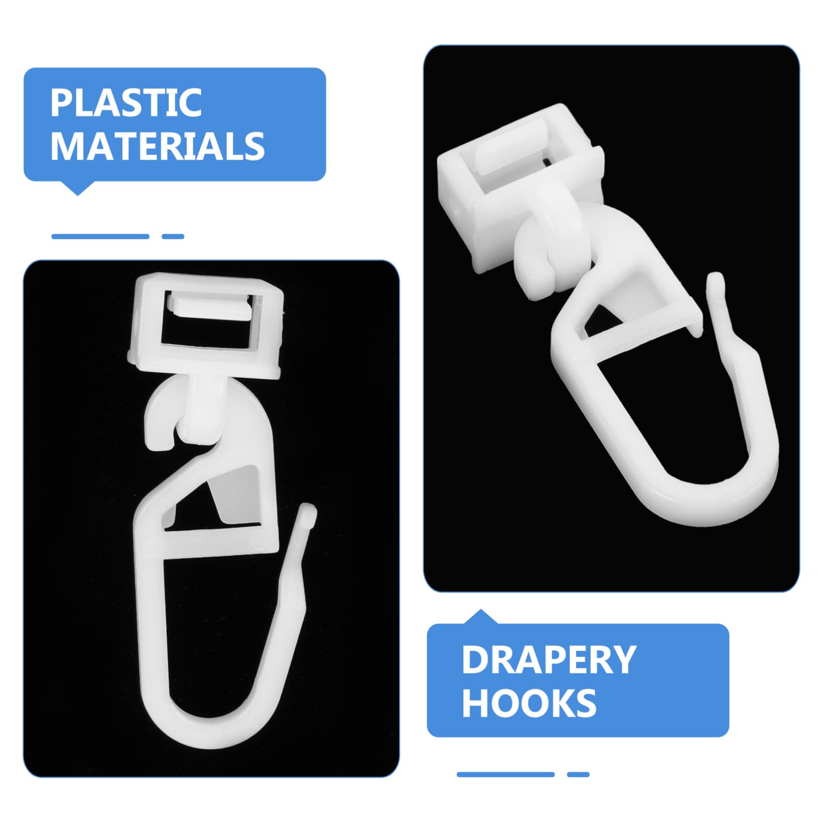 TOYANDONA 5 Set Ganci Per Tende Da Resistenti E Leggeri Facili Da Installare Per Tende Da Doccia E Decorazioni Per La Casa 36 Pezzi*5