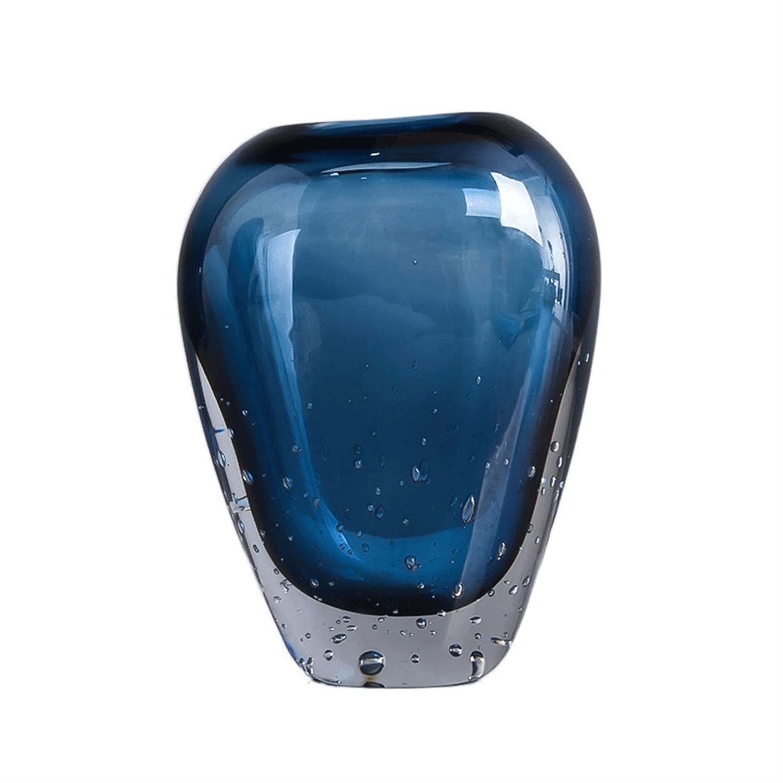 Grand vase décoratif bleu pour sublimer votre table à manger