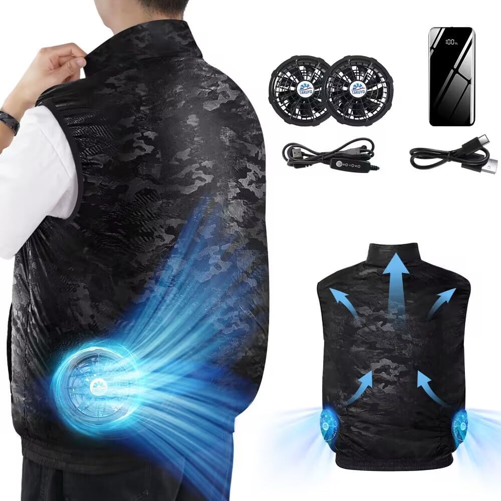 Amazon.co.jp: [Vivisan] 【2024新設計】 空調作業服 ファン付き