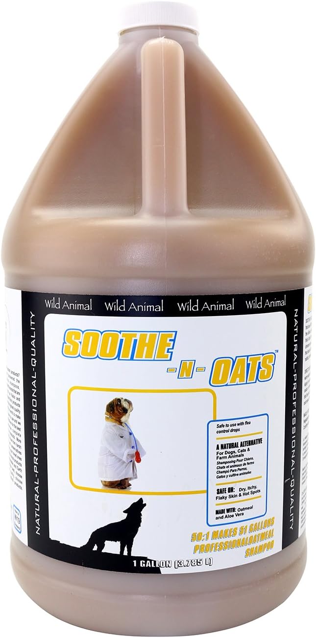 Wild Animal Soothe-n-Oats 50:1 Shampoo Gallon