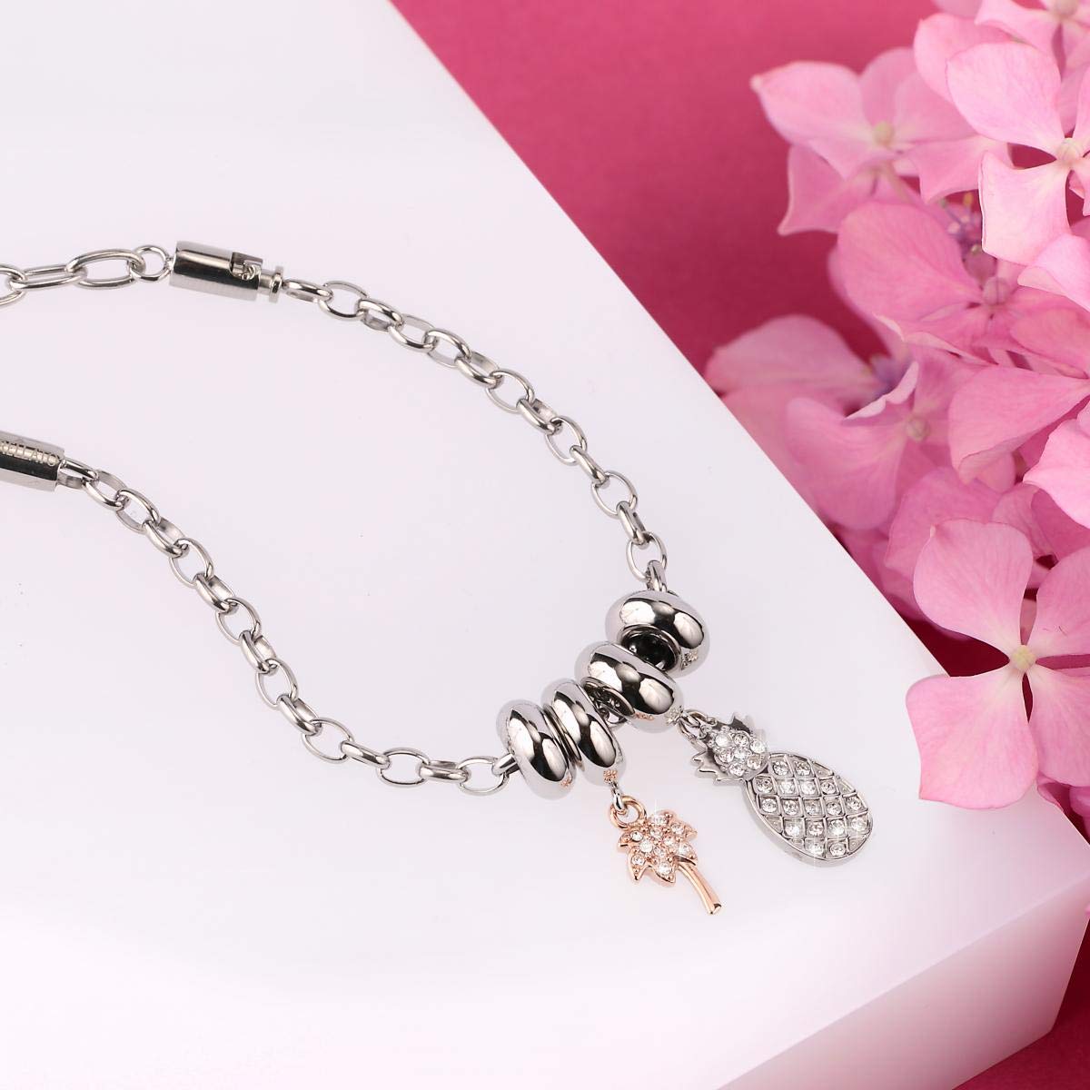 MORELLATO Bracciale Bangle Donna In Acciaio Inossidabile Con Cristalli Trasparenti – Collezione Drops – SCZ1101