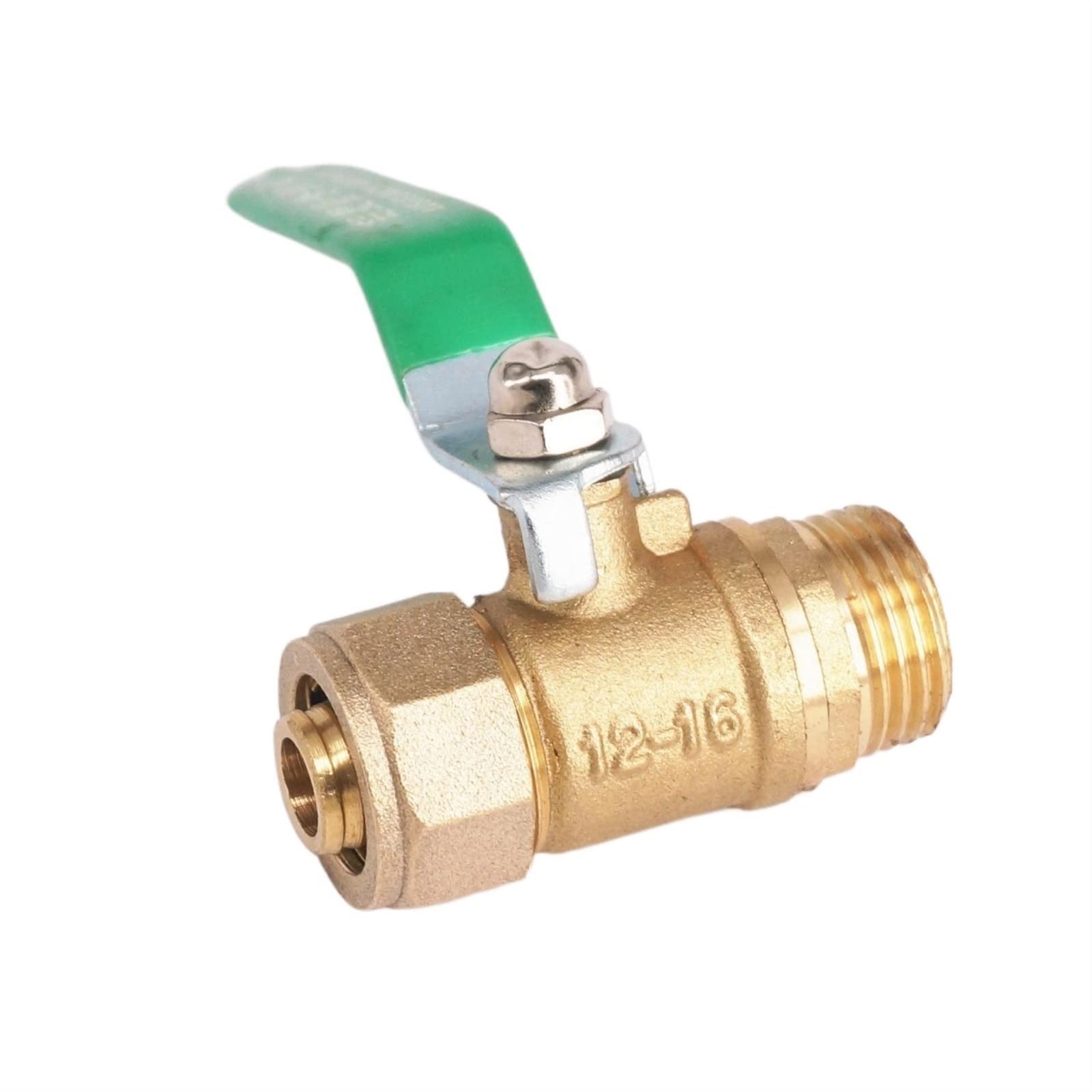 SEMONE Ball Valves Male Brass Ball Vave For Floor Heating(16x20mm,1/2")
