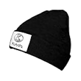 Kubota Logo Stretch Knit Hat for Men Women Winter Warm Cap Black