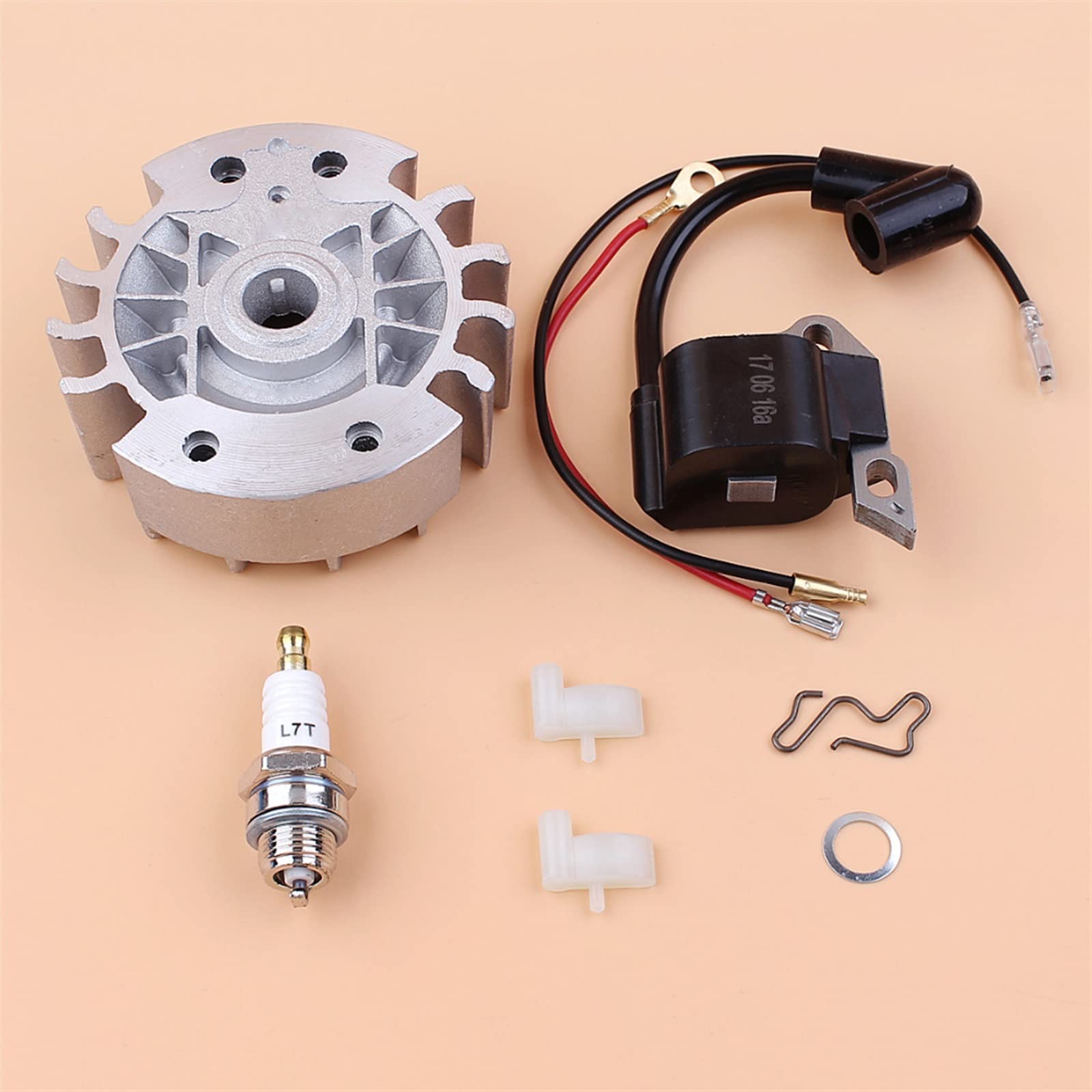IWBR Volano Bobina di Accensione Magneto Filo Candela Kit Fit for STIHL MS180 MS170 MS 180 170 017 018 Motosega