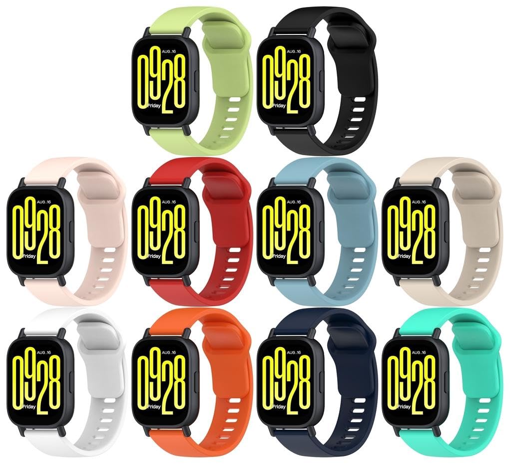 Compatible with Xiaomi Redmi Watch 5 Lite/Redmi Watch5 Active Watch Strap, Gransho Soft Silicone Replacement Band Sports Bracelet NO250816