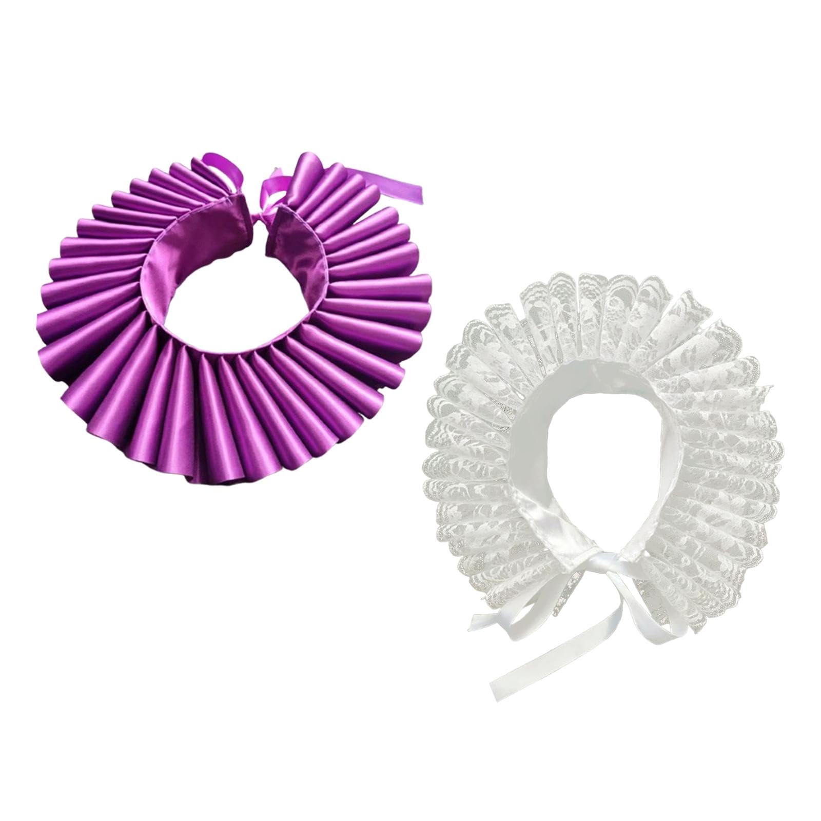 ™ Fake Collar Scarves Tulle Ruffle Collar for Props Party Costume White | Scarves & Wraps | Womens Accessories-image-38