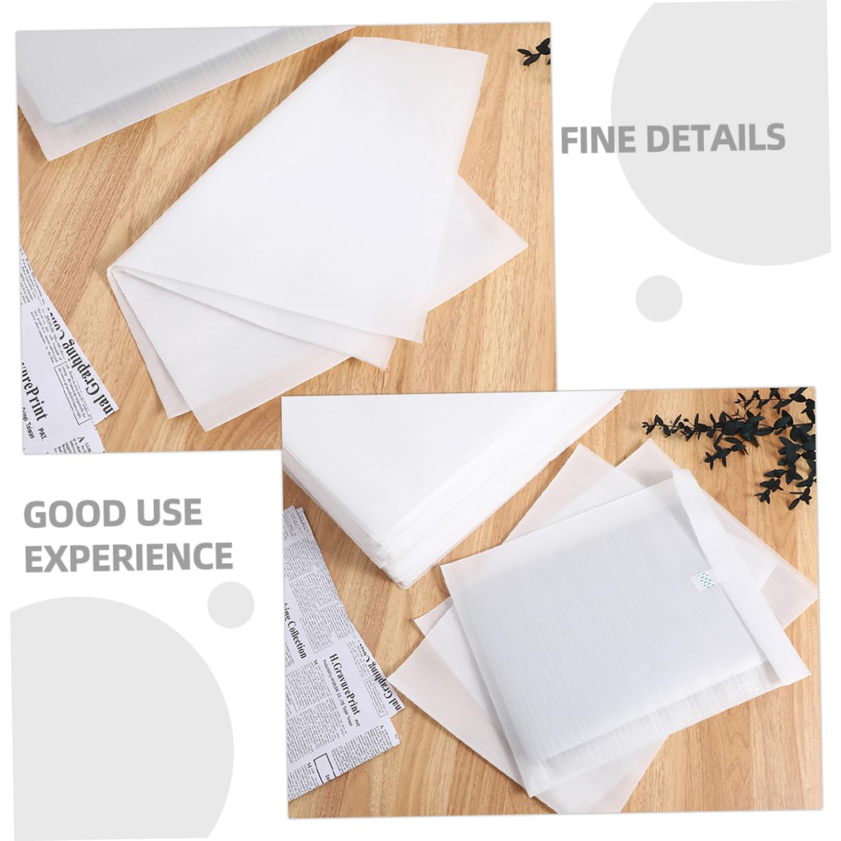 Bolsas de Espuma Epe de Color Blanco 200 Uds para Envío y Mudanza | Protección para Vasos y Marcos, Material de Embalaje Práctico, Prevención de Daños