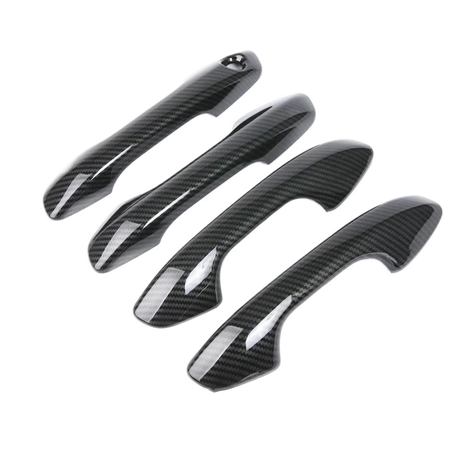 Garniture autocollante poignée de porte Kia Rio 4 x-line carbone accessoires tuning
