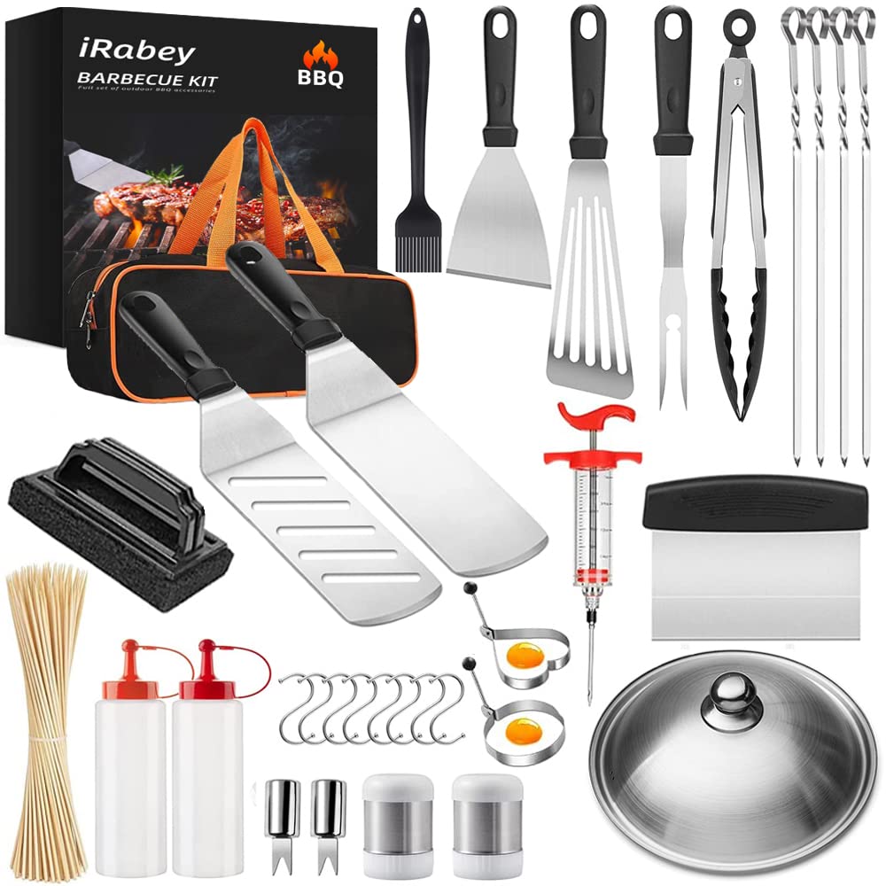 Blackstone Grill Accessories Set For Griddle, MUJUZE Blackstone Grill Tools Set Gifts For Men